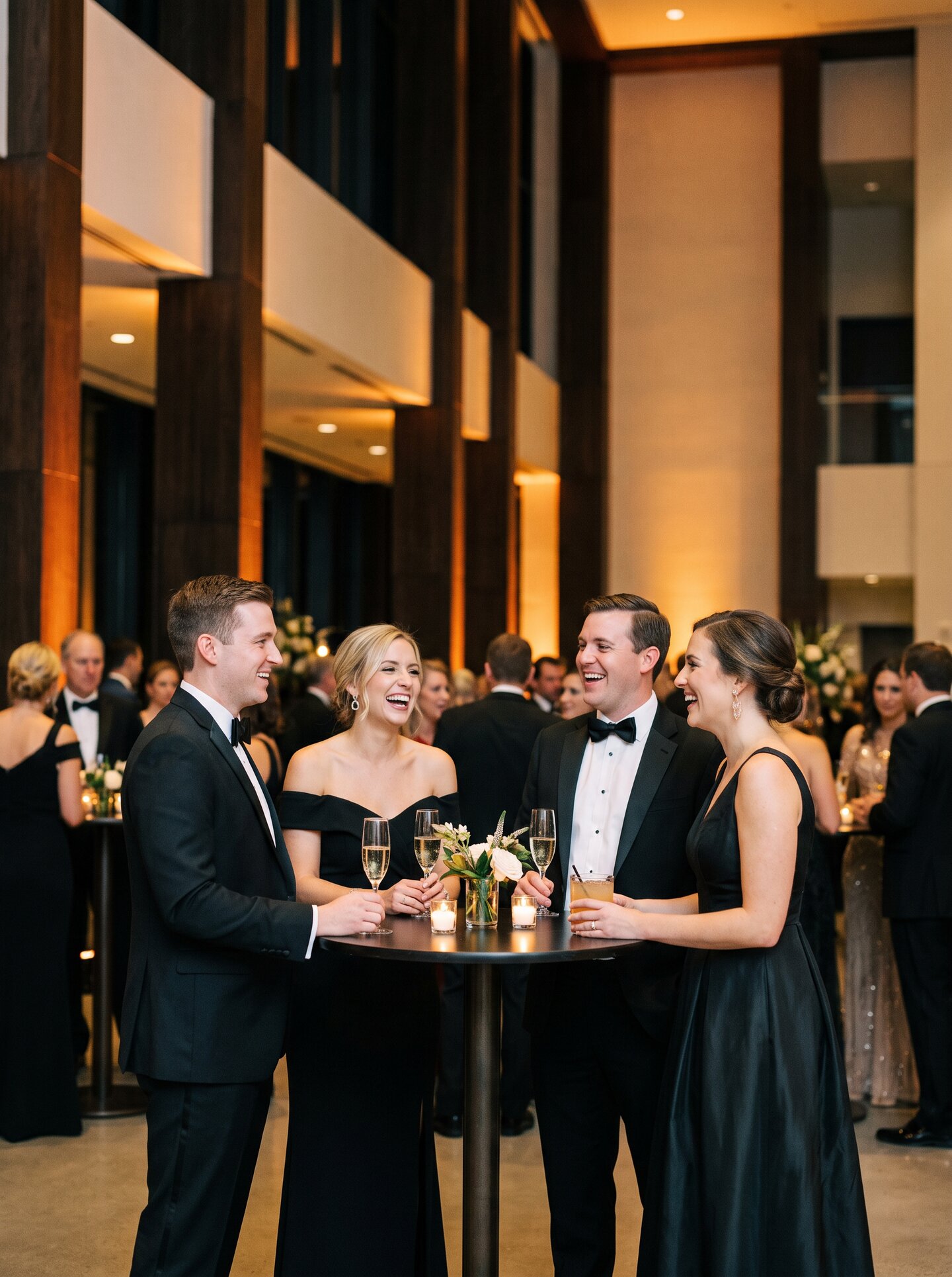 Guests in black-tie attire at a Perth corporate gala