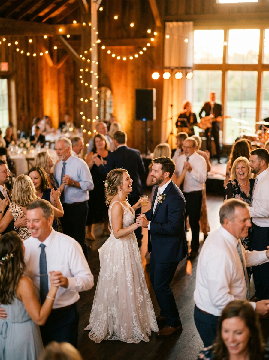 Perth wedding couple at golden hour first dance